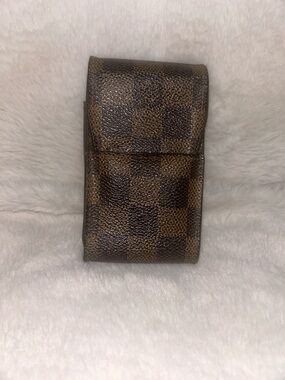 Louis Vuitton Brown Damier Canvas Lipstick or cigarette holder